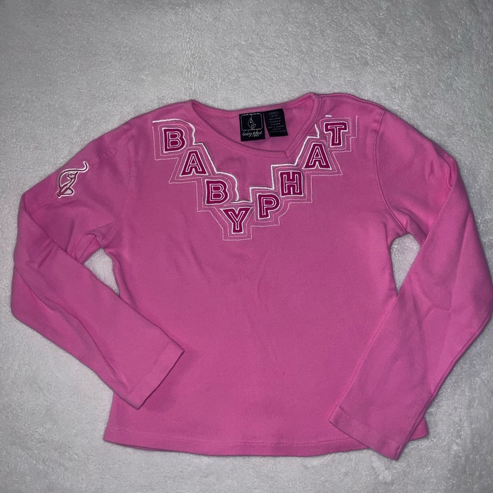Baby Phat Girlz Pink Long Sleeve Shirt
